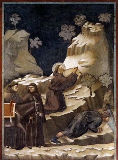Miracle of the Spring, GIOTTO di Bondone